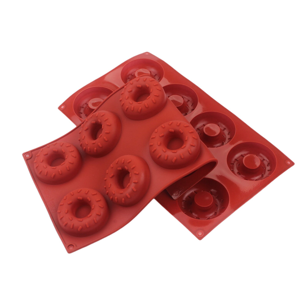 Donut Mold Silicone - Forma de Silicone com 8 Cavidades