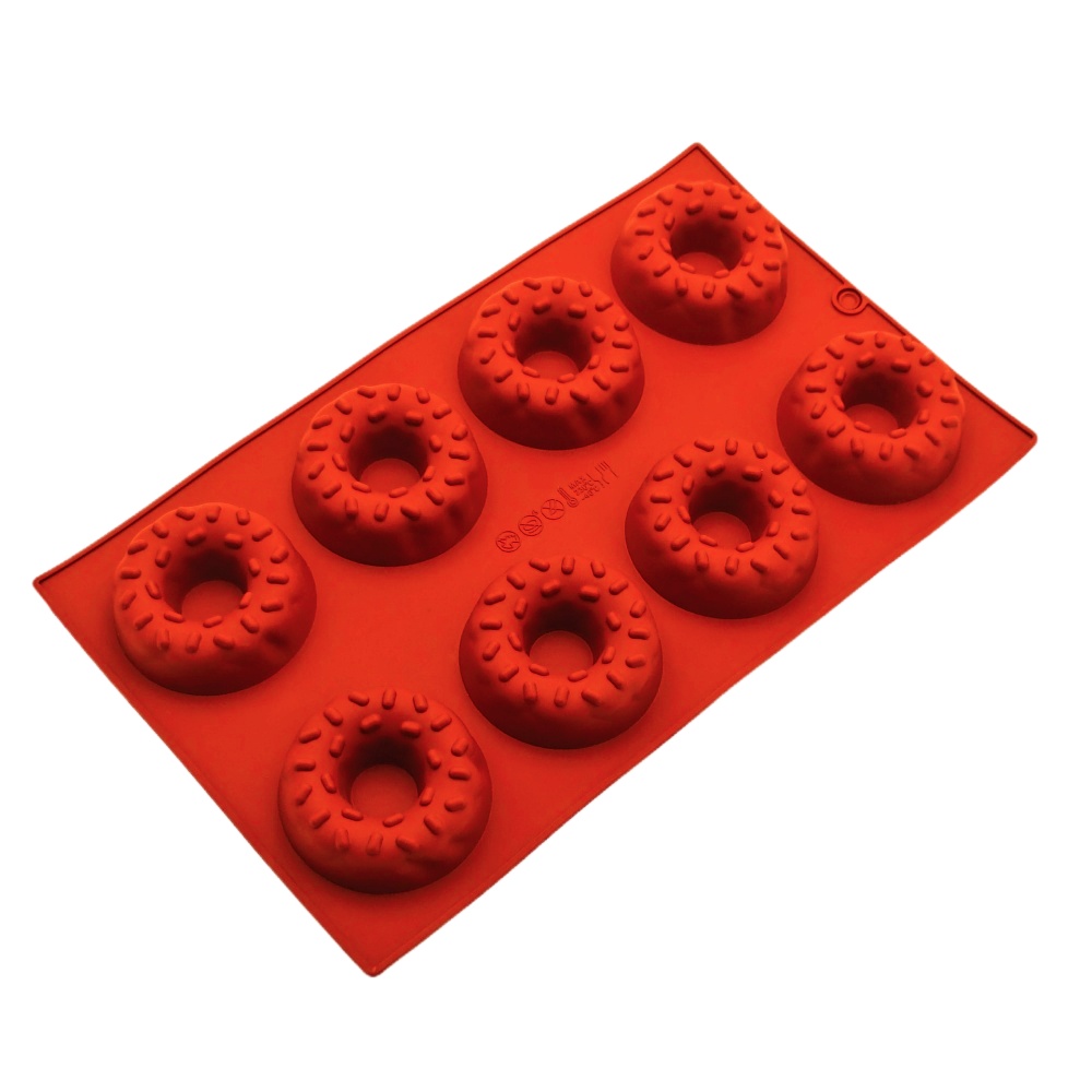 Forma de Silicone com 8 Cavida - Donut Mold Silicone avaliação e preço
