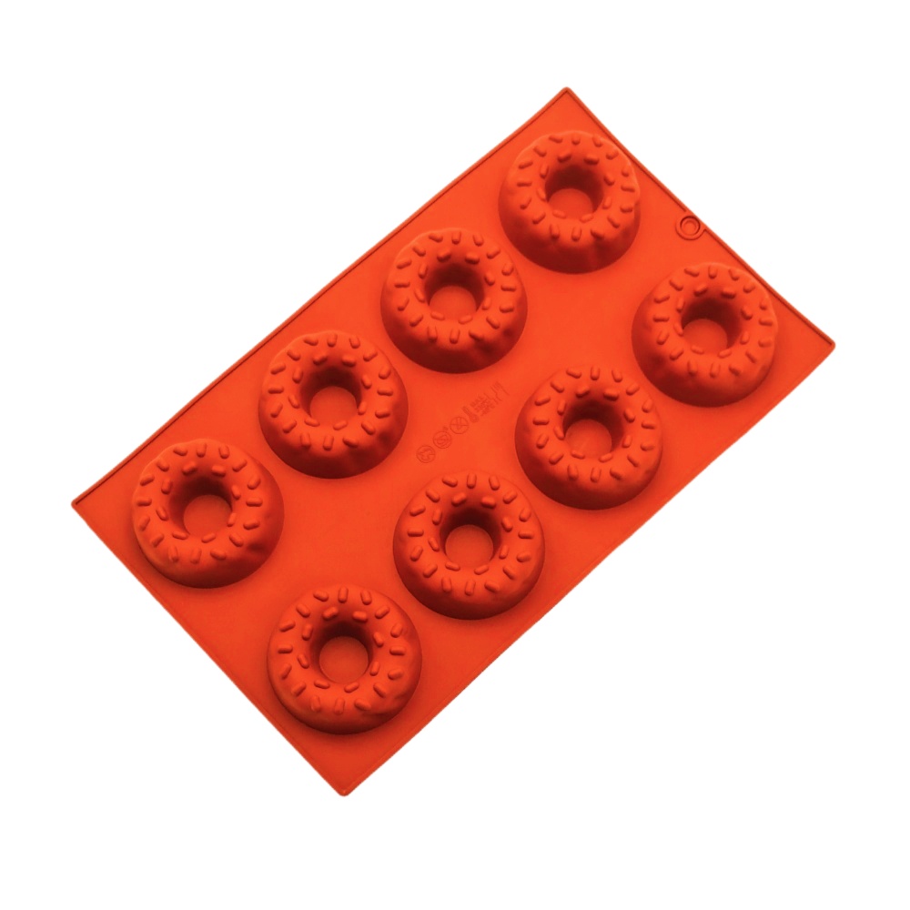 Forma de Silicone com 8 Cavida - Donut Mold Silicone avaliação e preço