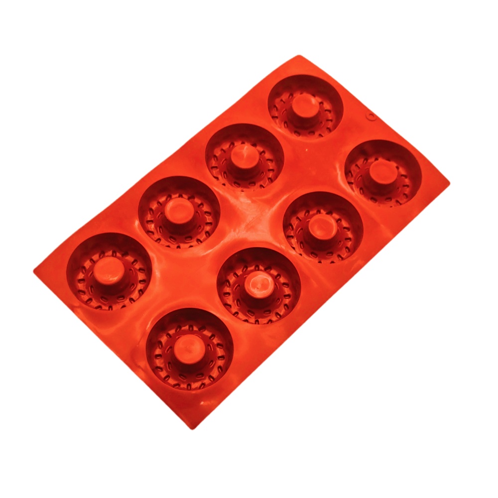Forma de Silicone com 8 Cavida - Donut Mold Silicone avaliação e preço