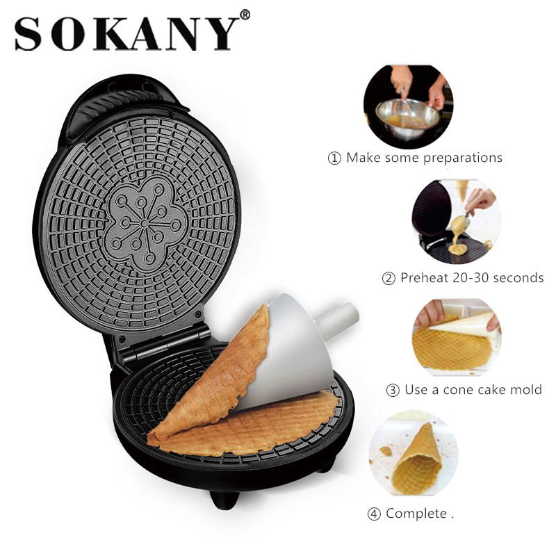 Fabricante elétrico do rolo do - Egg Waffle Pan avaliação e preço