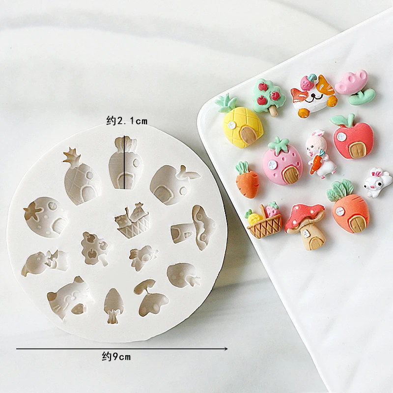 Coelho bonito urso cenoura cas - Bunny Cake Mold avaliação e preço