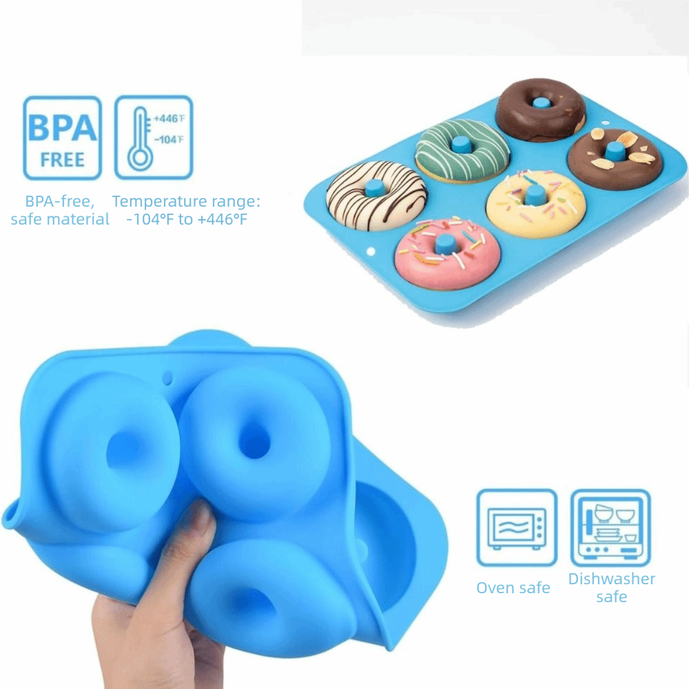 Novo Molde de Silicone para Do - Donut Mold Silicone avaliação e preço