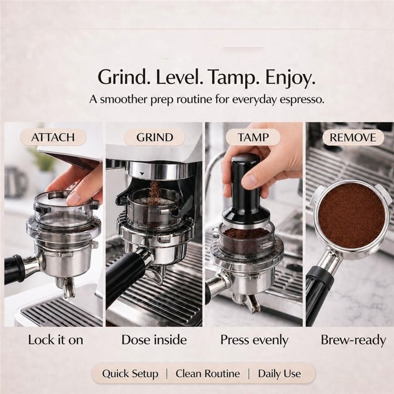 Funil de Dosagem com Trava Gir - Breville Espresso Barista Touch avaliação e preço
